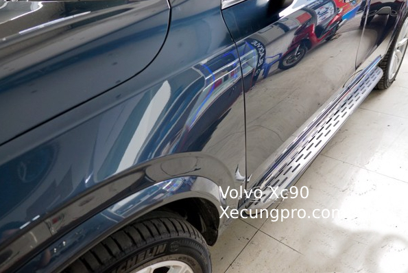 BẬC BƯỚC CHÂN VOLVO XC90 CHÍNH HÃNG ZIN THEO XE MÀU XANH DENIM