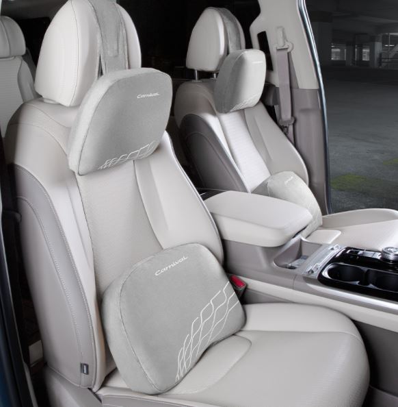 Gối Tựa Đầu Thêu Logo Kia Carnival (1 Ghế)