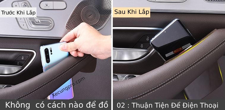 Hộp Gác Đồ Tiện Ích Mercedes GLE (Bộ 4 Chi Tiết 20-22)