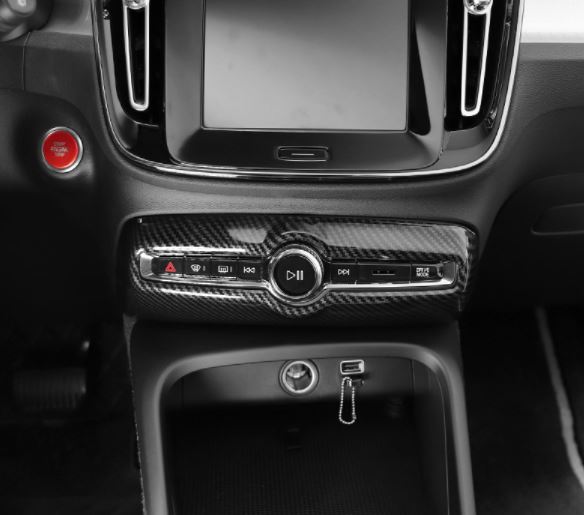 Ốp Chống Xước Khung Điều Khiển Volvo Xc40 Carbon